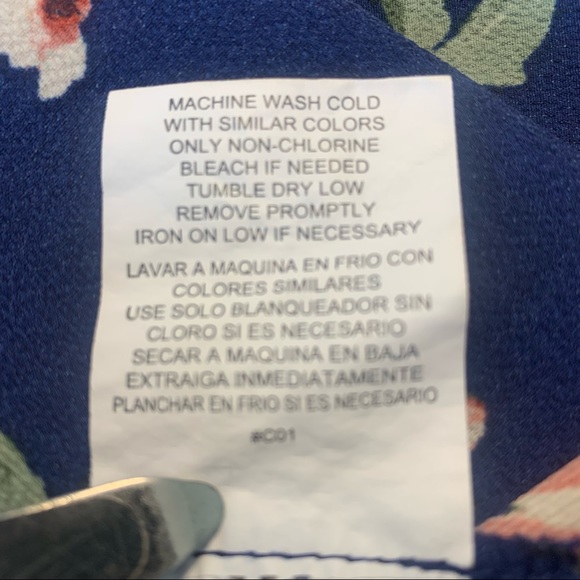 Meraki Medium Blouse Flowy Floral Cottagecore - Picture 6 of 7